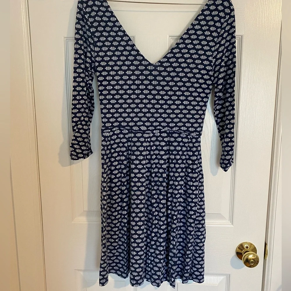 Tart Ruched A-Line Pattern Dress - Picture 9 of 13